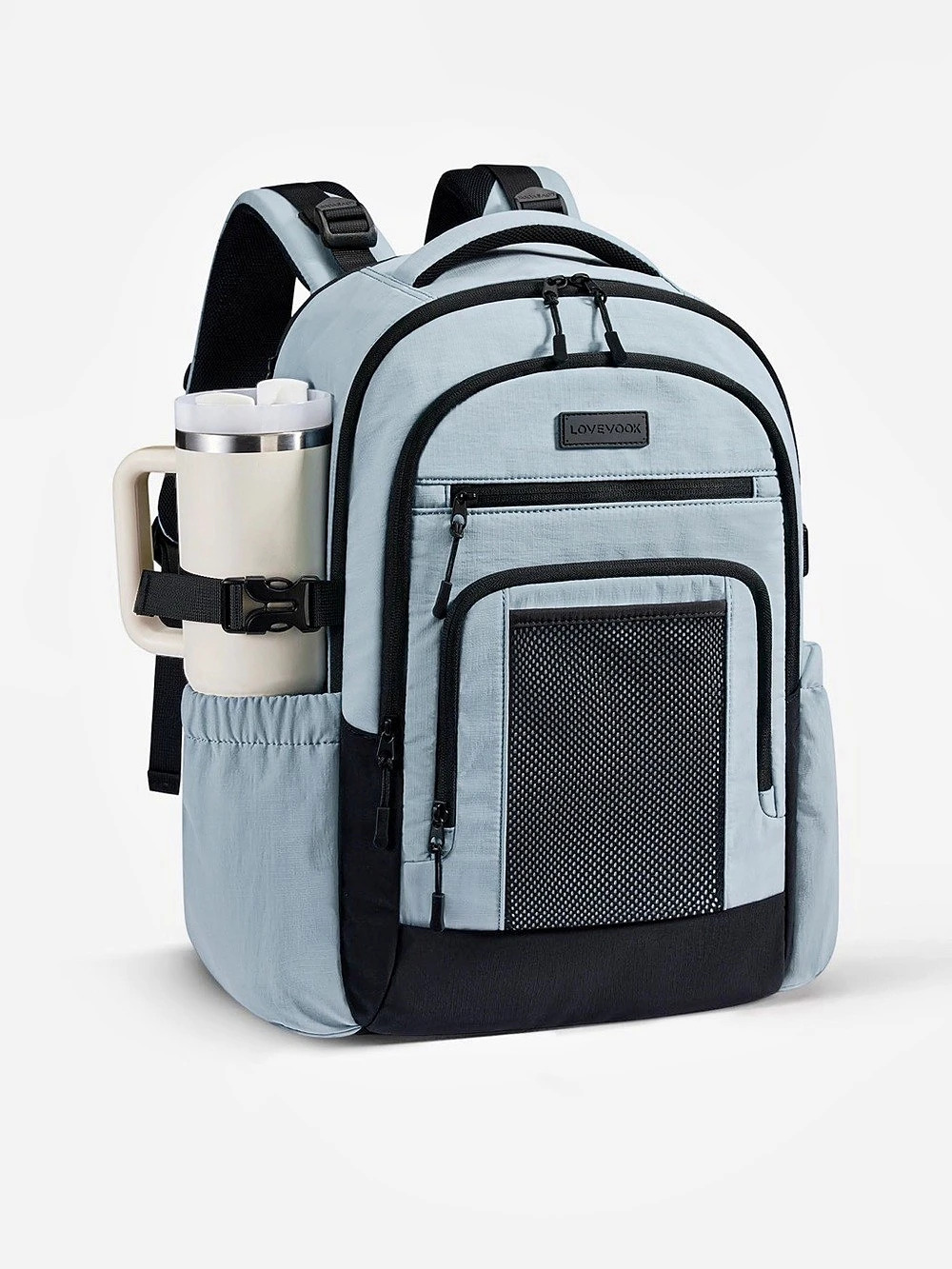 LOVEVOOK Laptop Travel Backpack in Blue and Black- Like New Condition